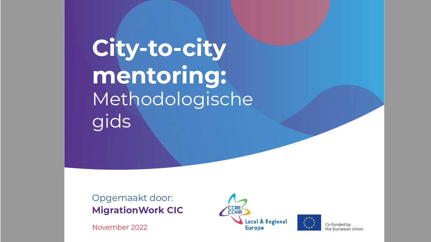 City-to-city mentoring: Methodologische gids